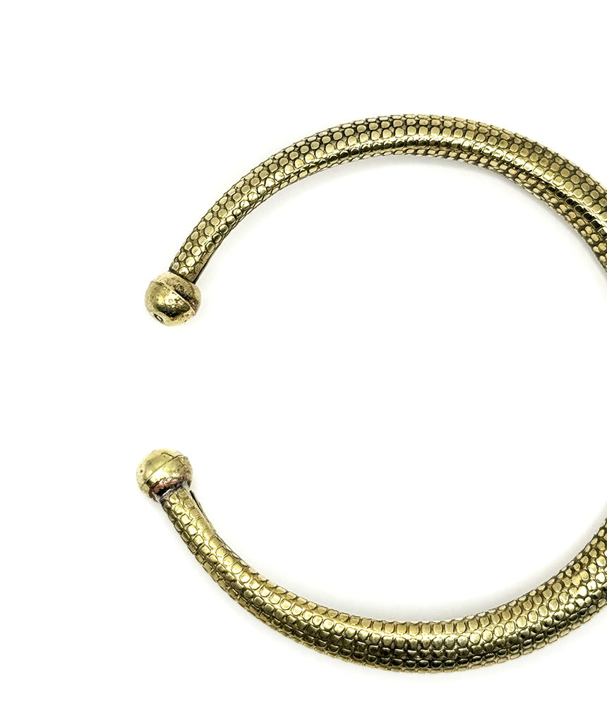 Gold Classic Snakeskin Bracelet