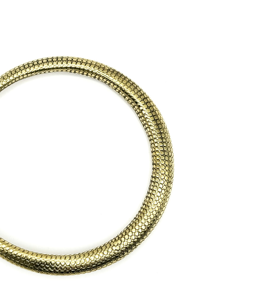 Gold Classic Snakeskin Bracelet