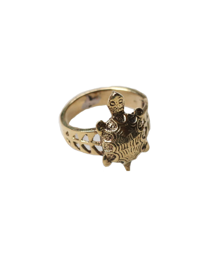 Gold Turtle Ring