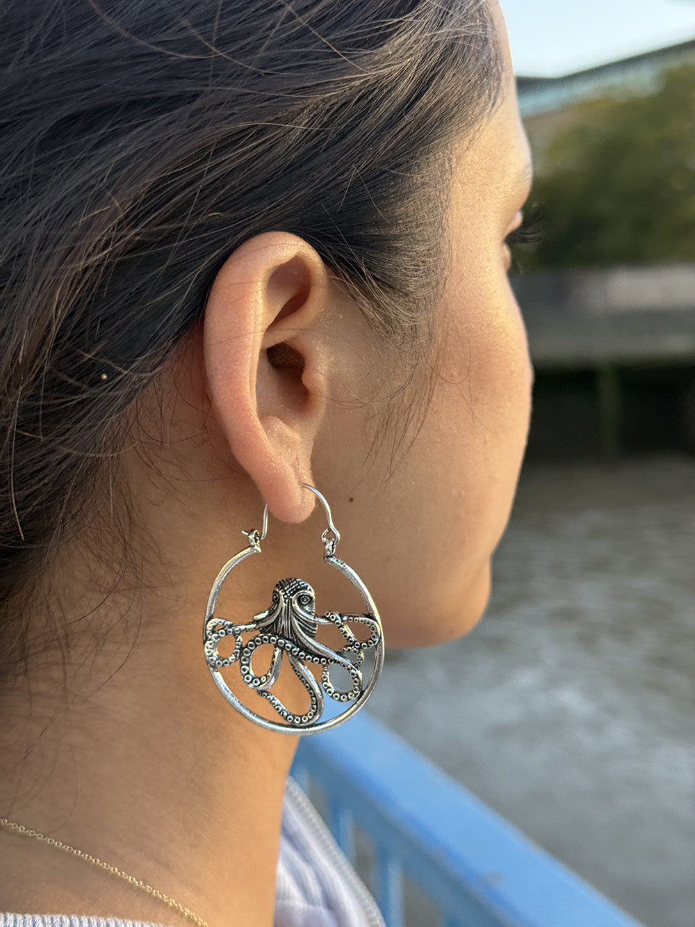Octopus Statement Earrings