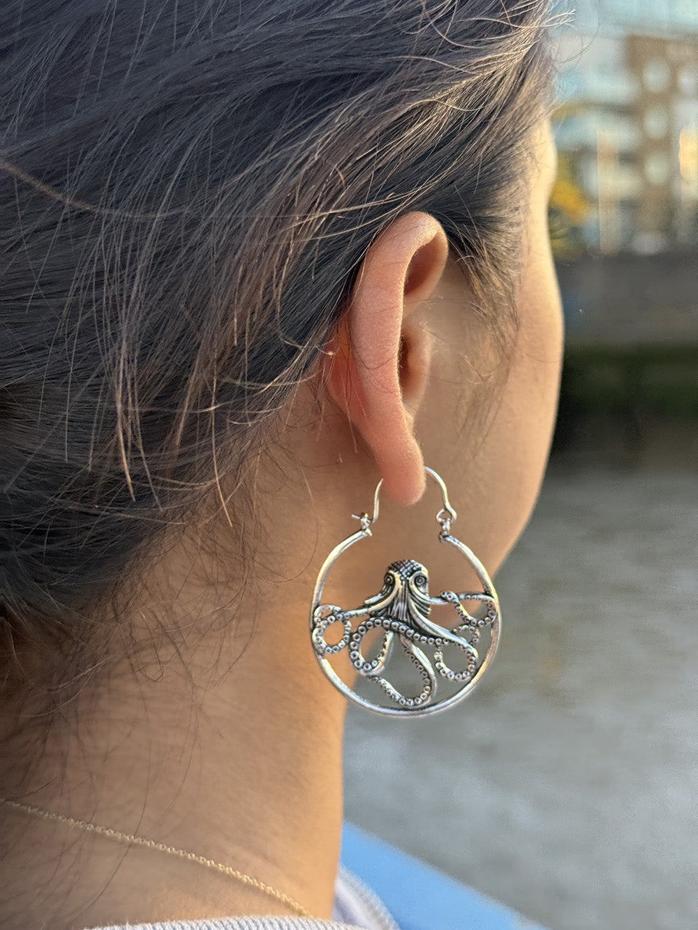 Octopus Statement Earrings