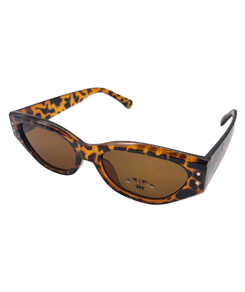 Leopard Oval Sunglasses