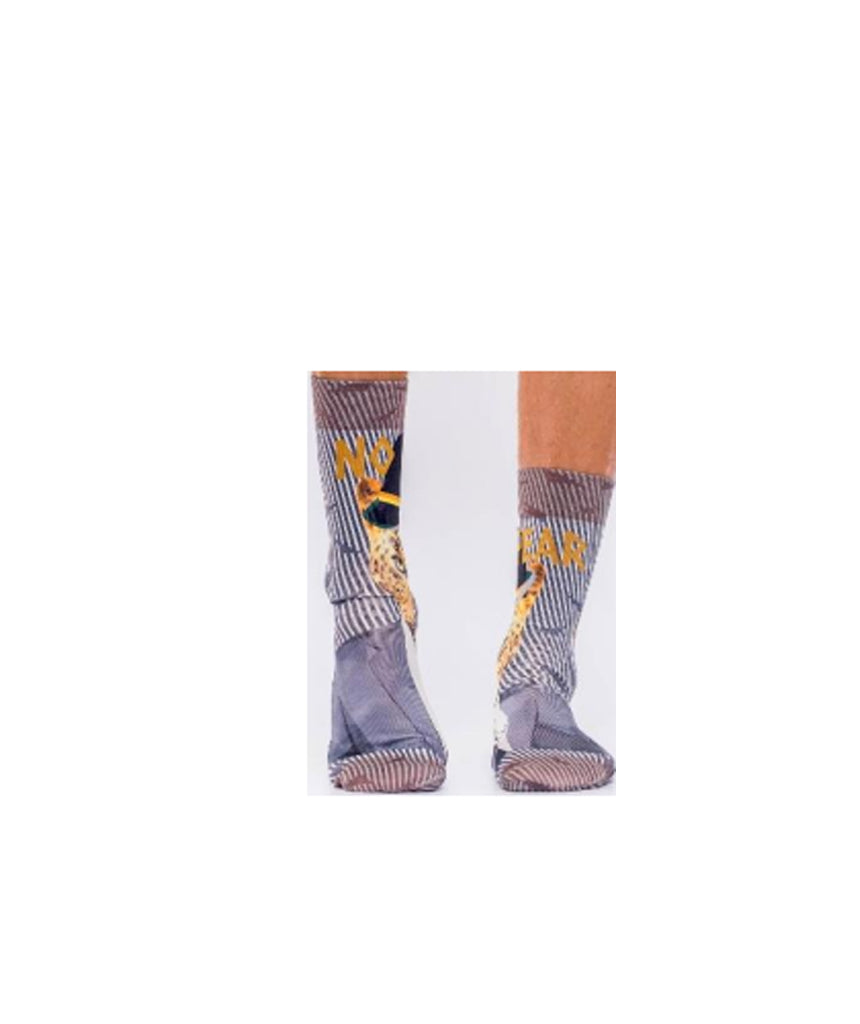 Light Grey Business Tiger Socks