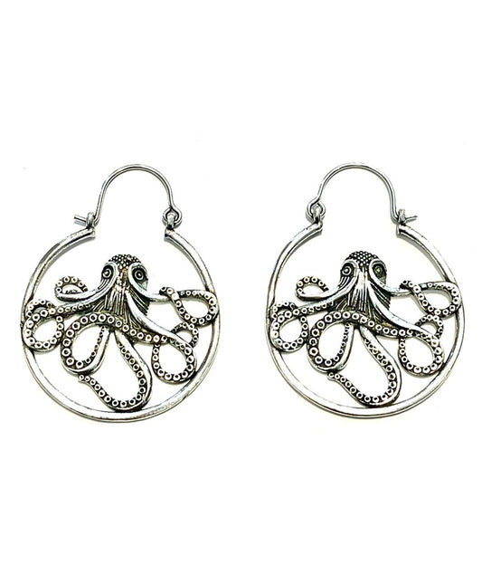Octopus Statement Earrings