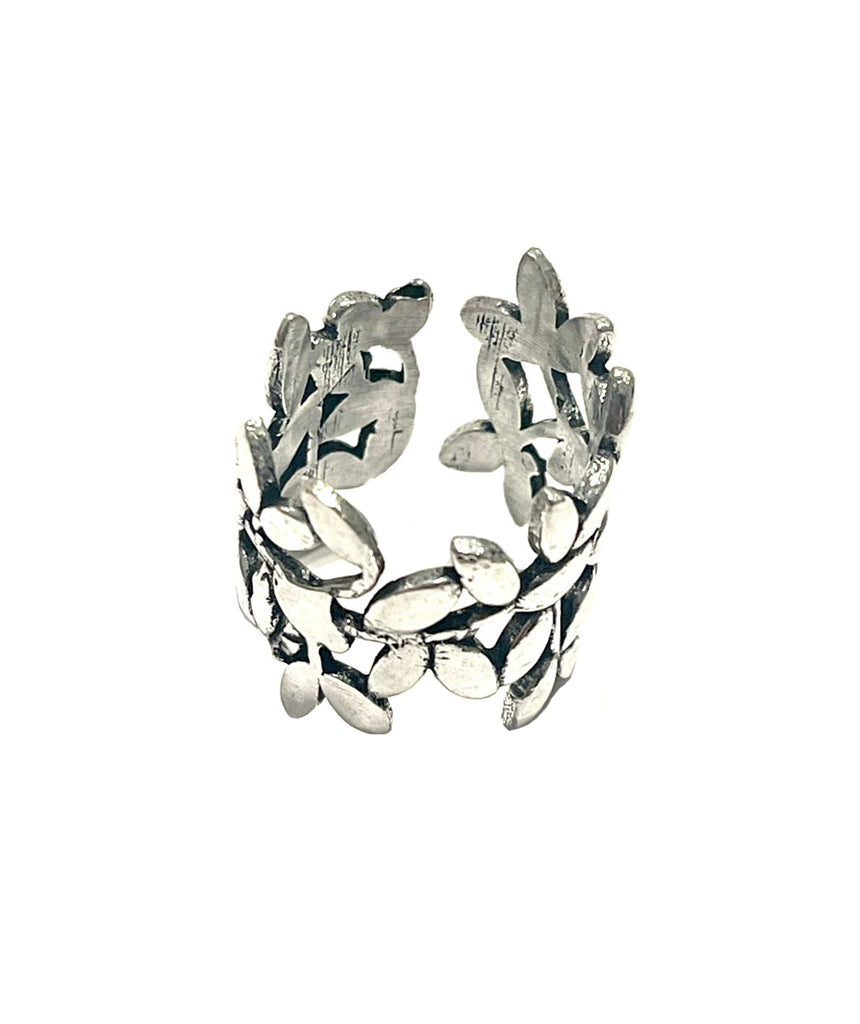 Silver Flower Ring