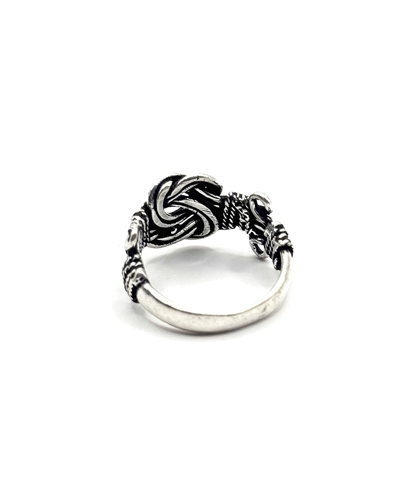 Silver Knotted Ring