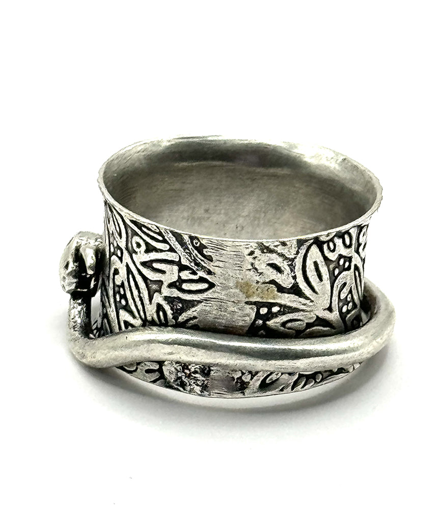 Silver Serpent Ring