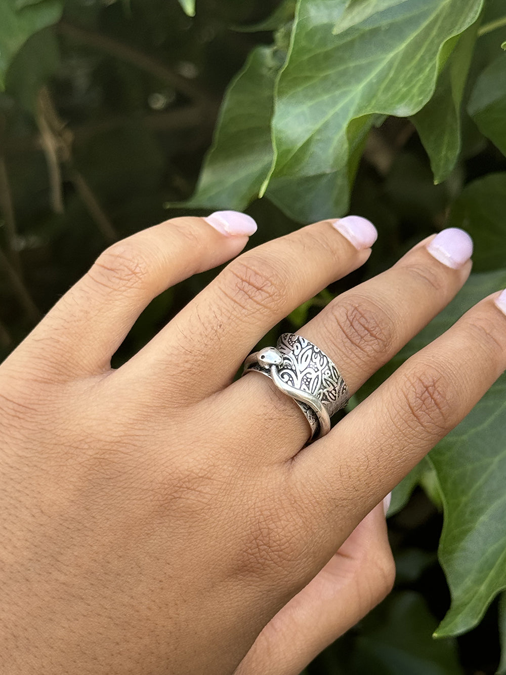 Silver Serpent Ring