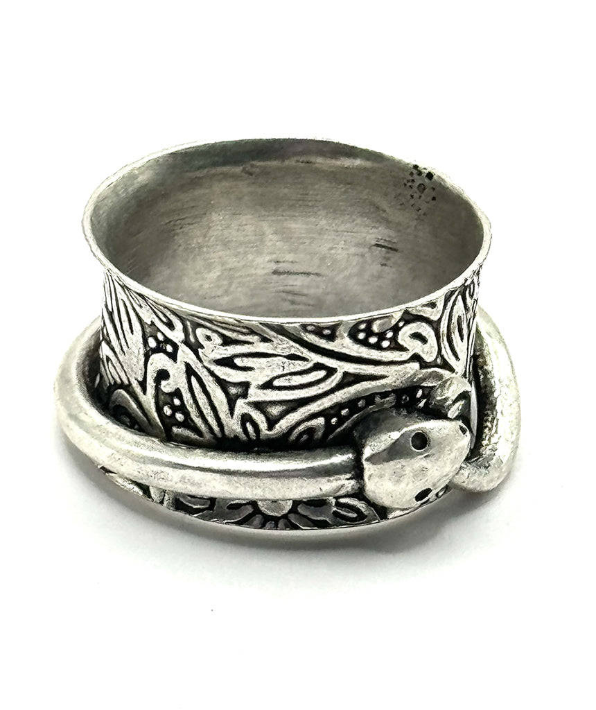 Silver Serpent Ring