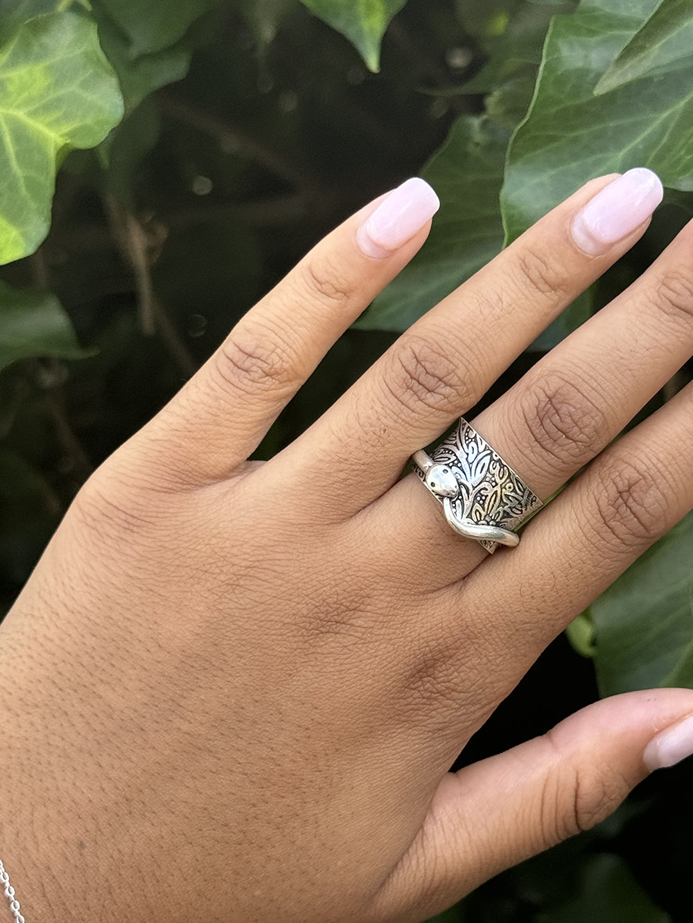 Silver Serpent Ring