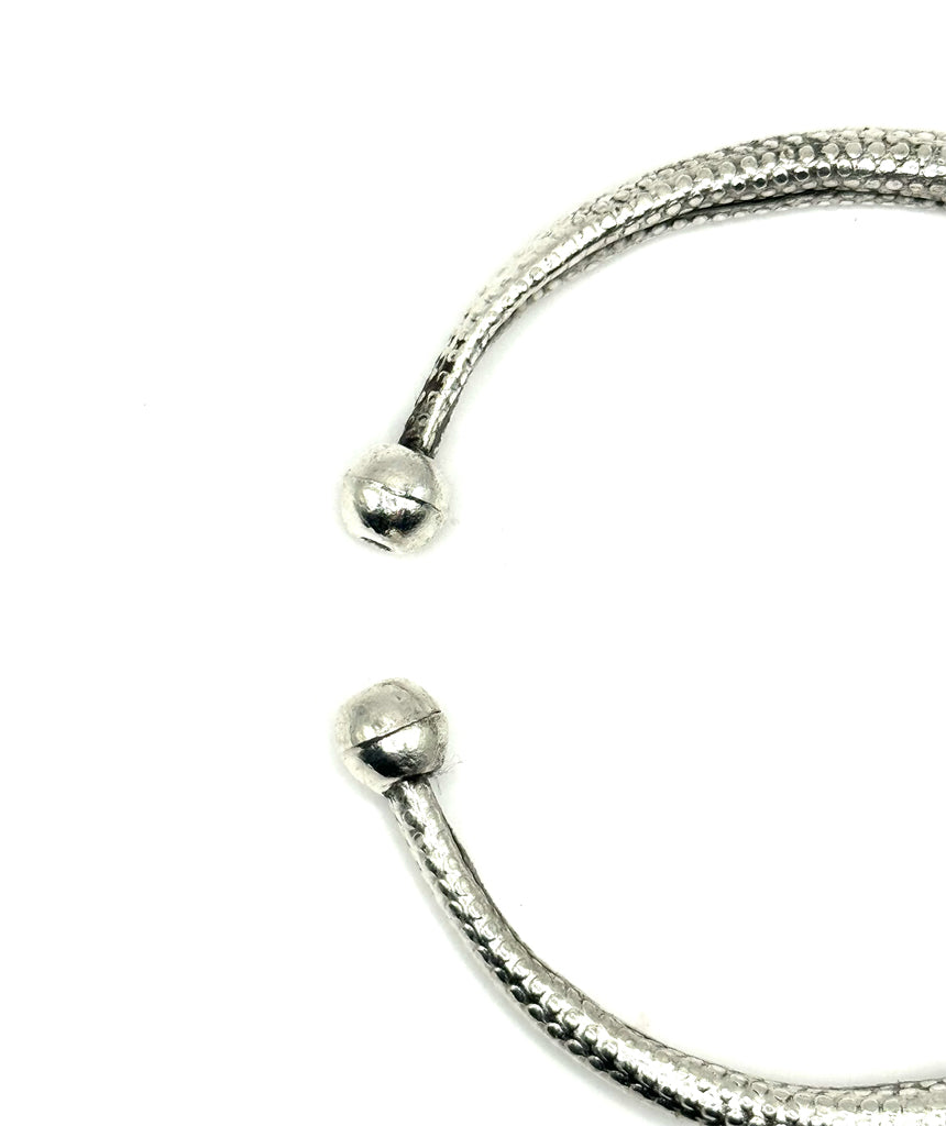 Silver Classic Snakeskin Bracelet