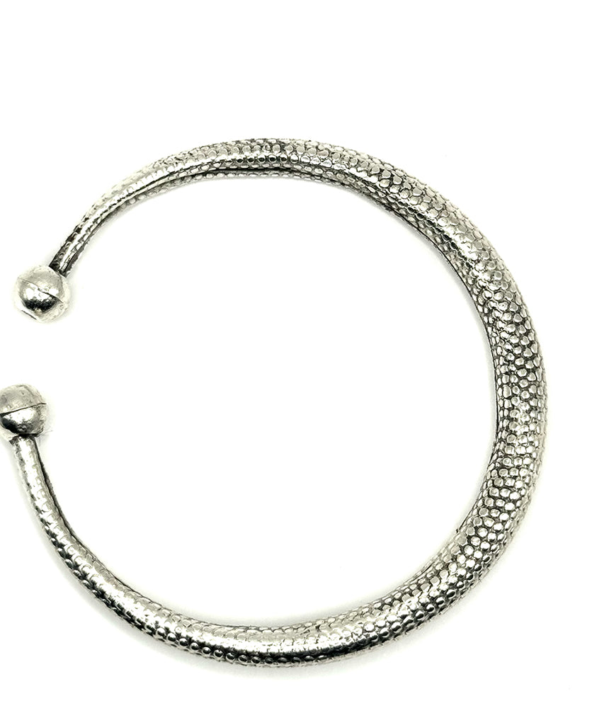 Silver Classic Snakeskin Bracelet