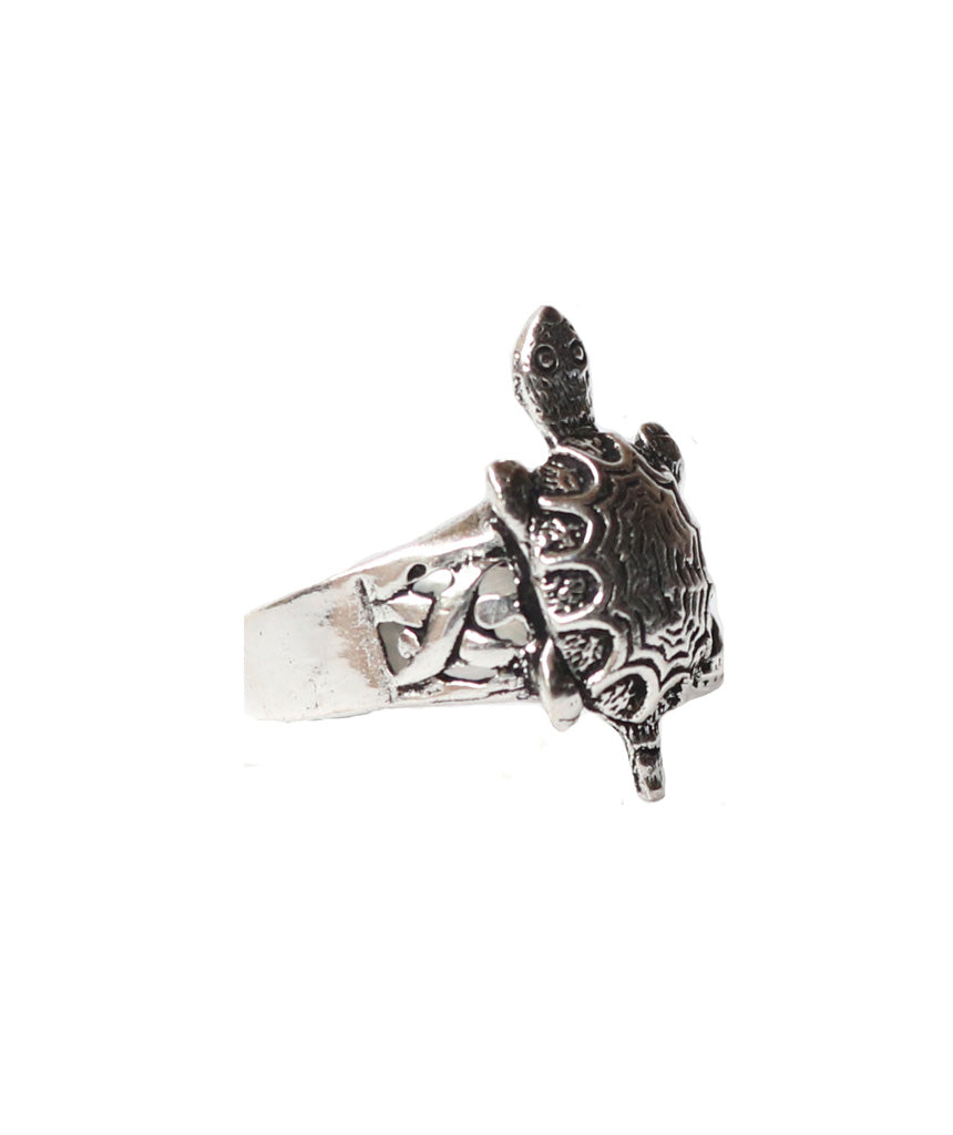 Silver Turtle Ring
