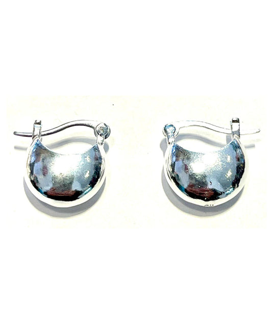 Classic Polished Hoop Earrings