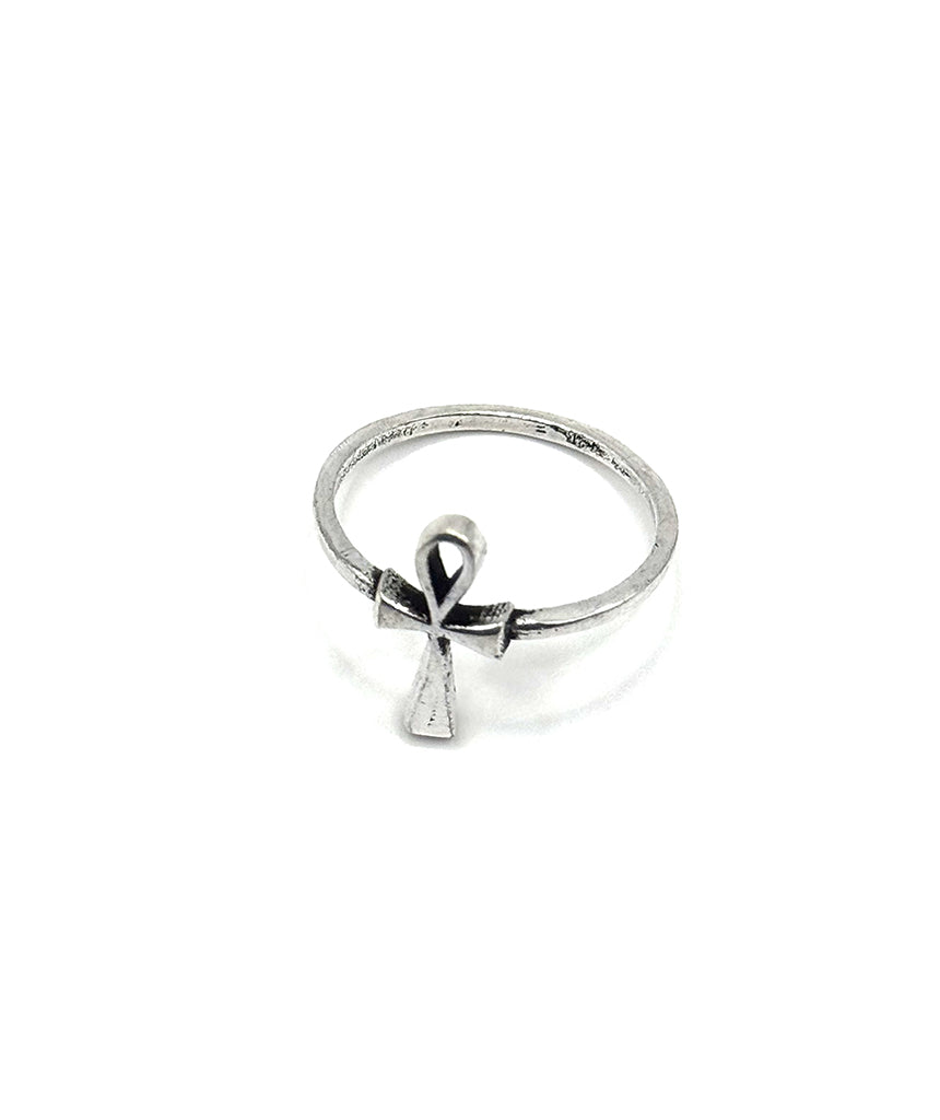 Silver Ankh Ring