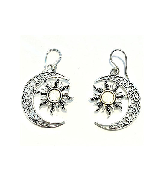 Sun & Moon Boho Earrings