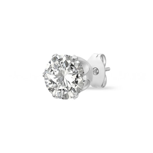 Unisex Solitaire Stud Earrings