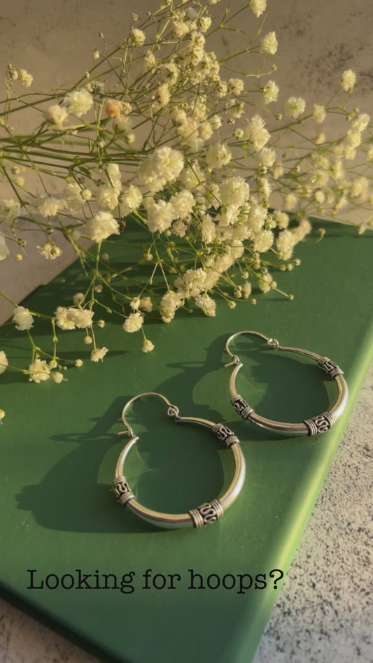 Gold Boho Hoop Earrings