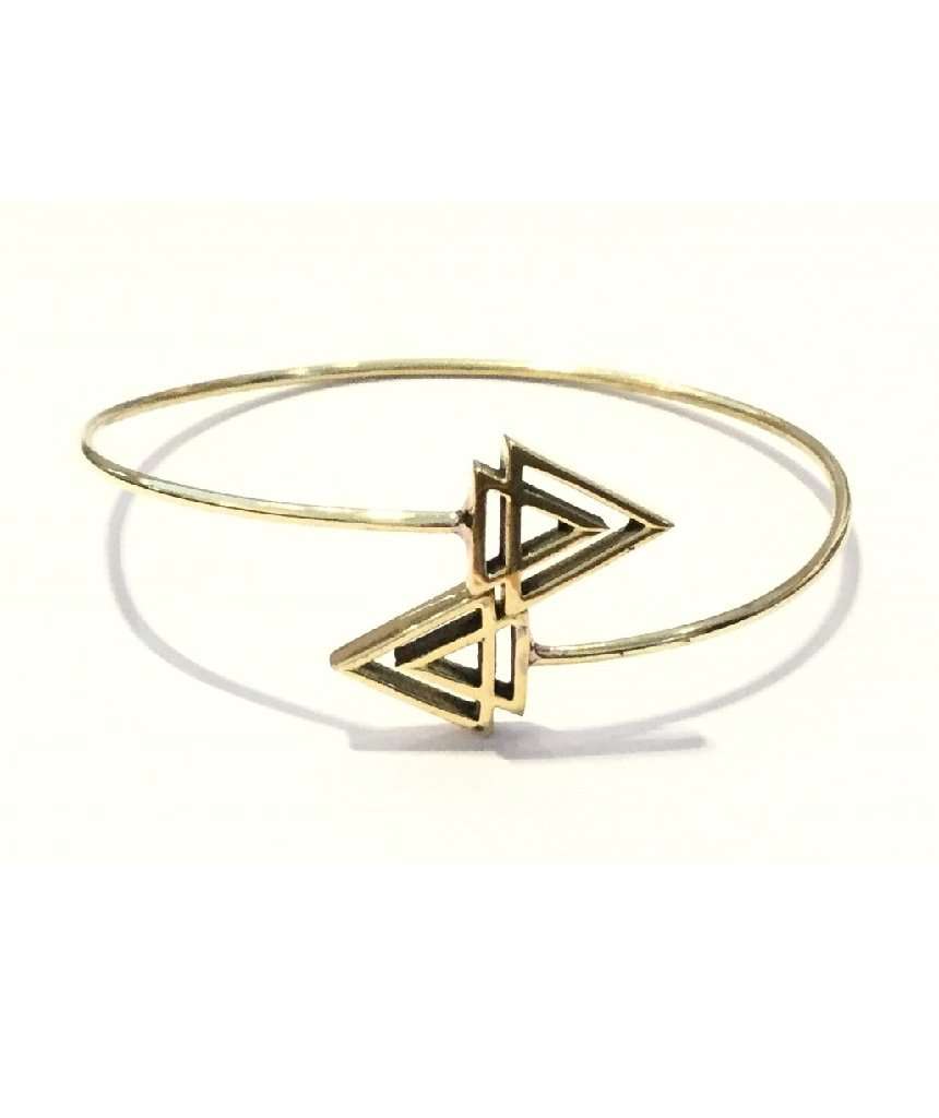 Double Triangle Bracelet
