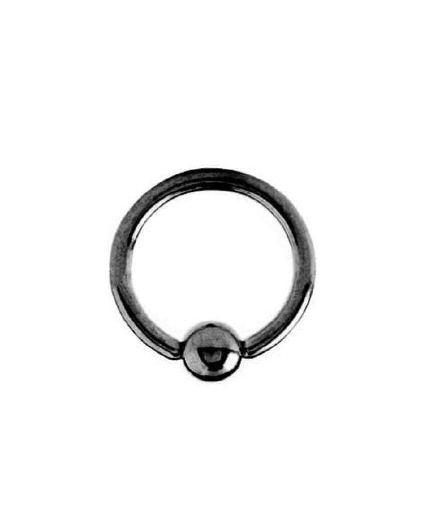 Black Stainless Steel BCR & CBB Body Jewellery