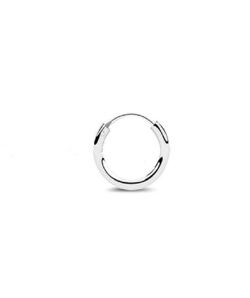 Classic Sterling Silver Hoop