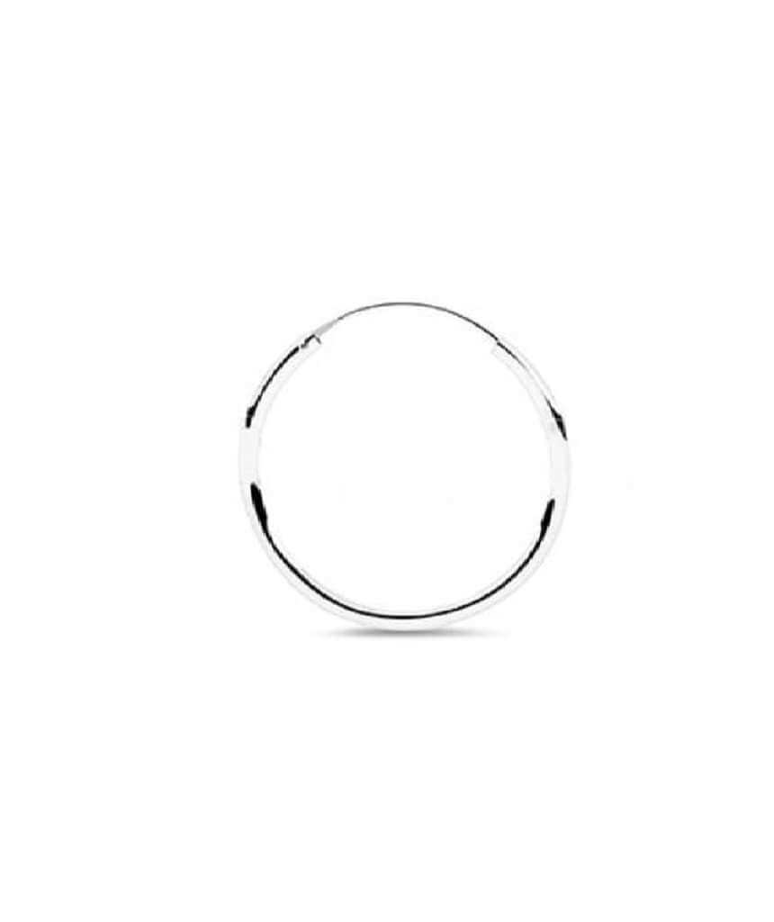 Classic Sterling Silver Hoop