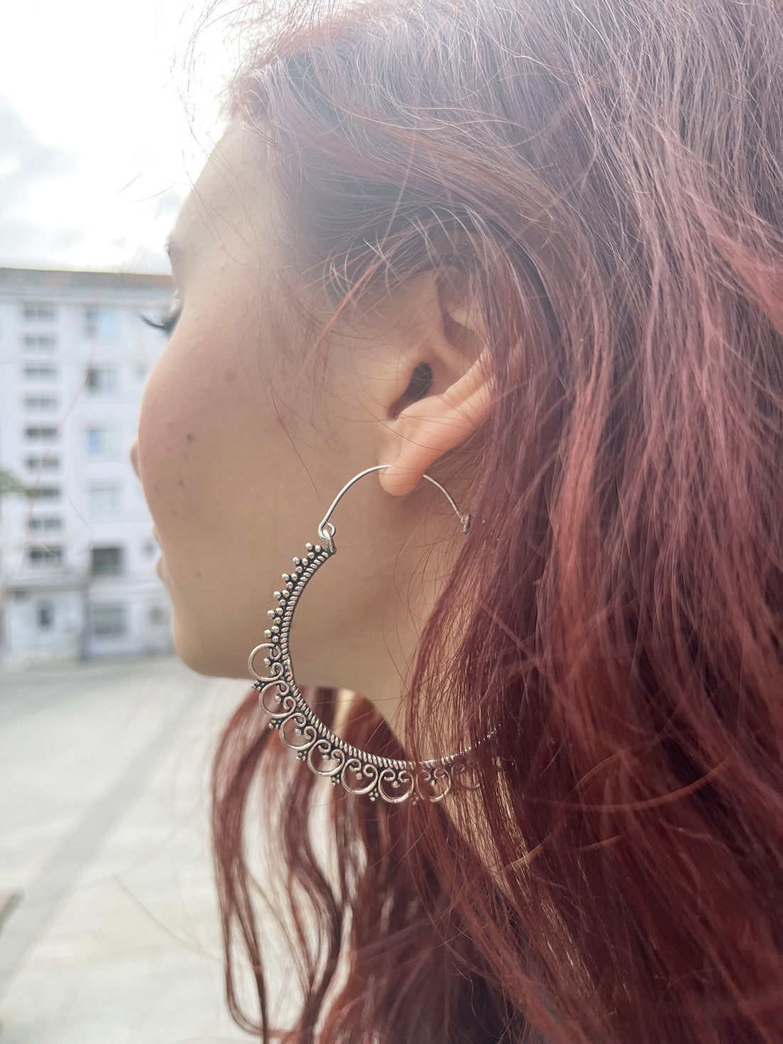 Cleopatra Hoop Earrings