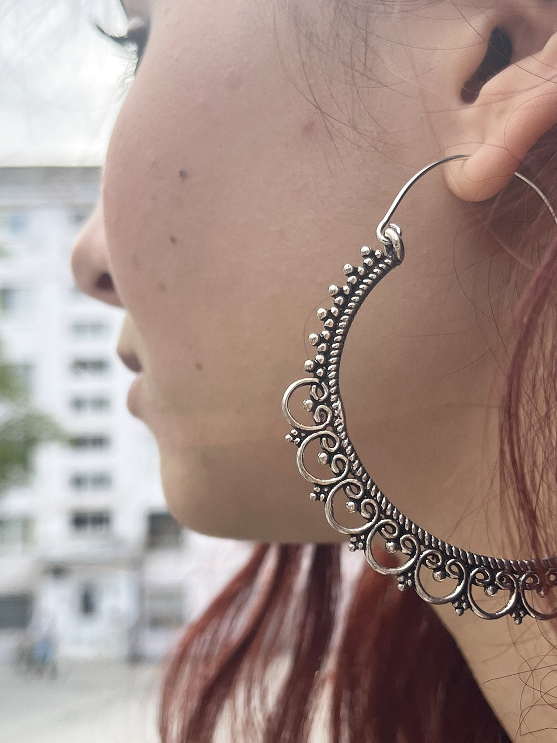 Cleopatra Hoop Earrings