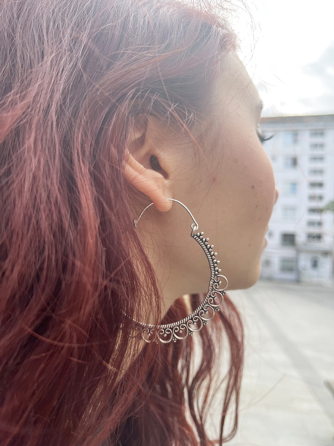 Cleopatra Hoop Earrings