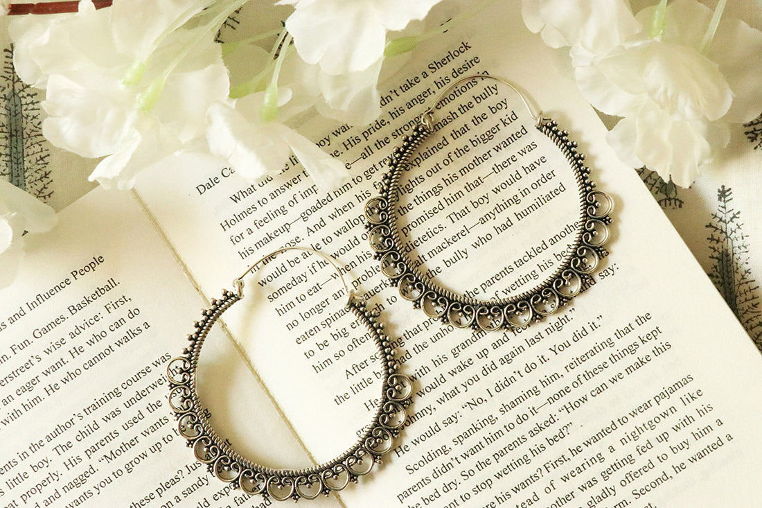Cleopatra Hoop Earrings
