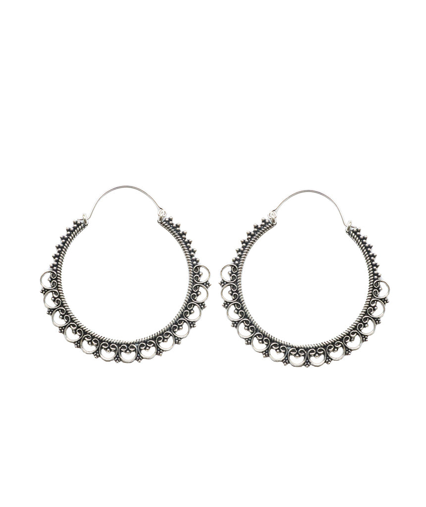 Cleopatra Hoop Earrings