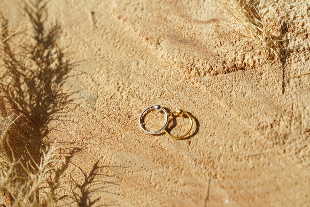 Fake Silver Nose Ring Body Jewellery