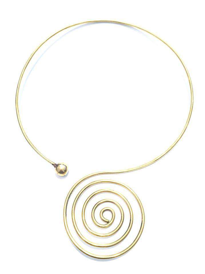 Spiral Collar Necklace