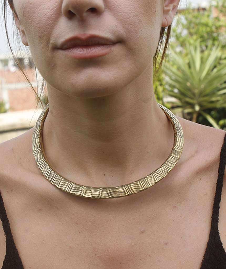 Gold Arabian Nights Choker Necklace