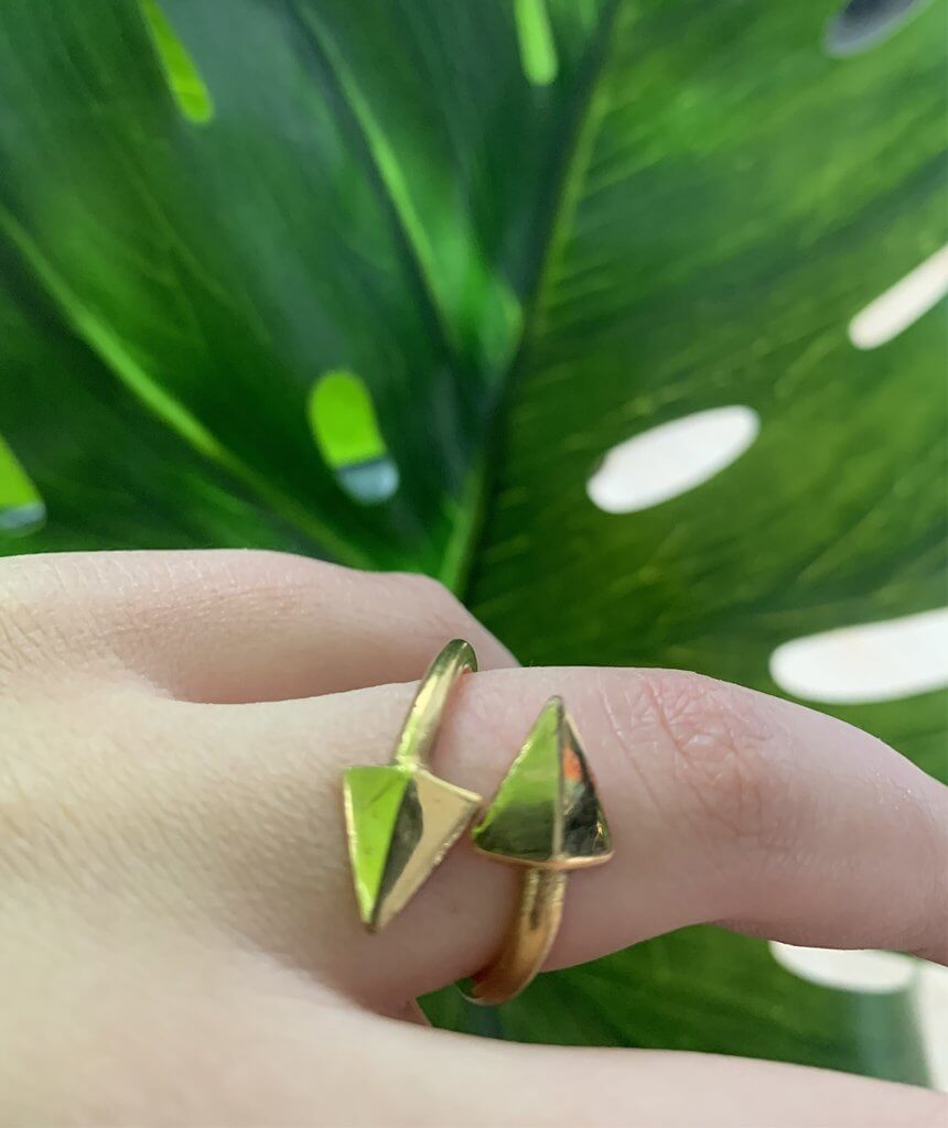 Gold Arrow Ring