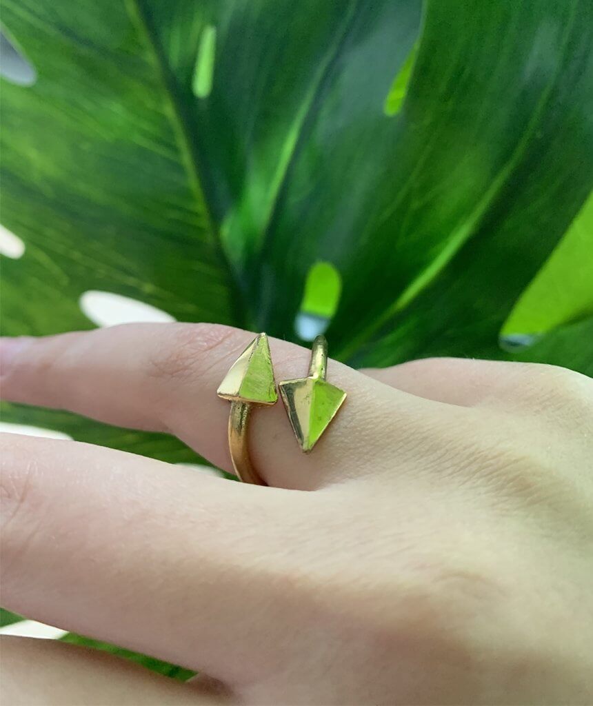 Gold Arrow Ring