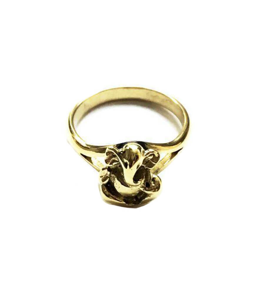 Gold Baby Elephant Ring