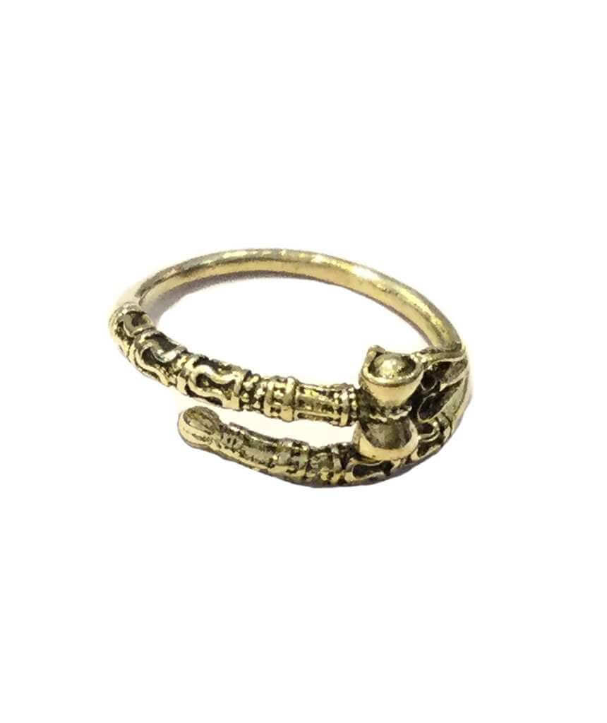 Gold Boho Bali Ring