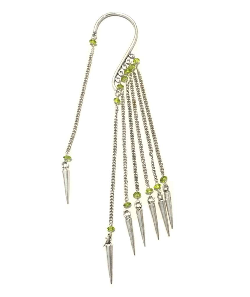 Boho Earcuff with Beads Spikes