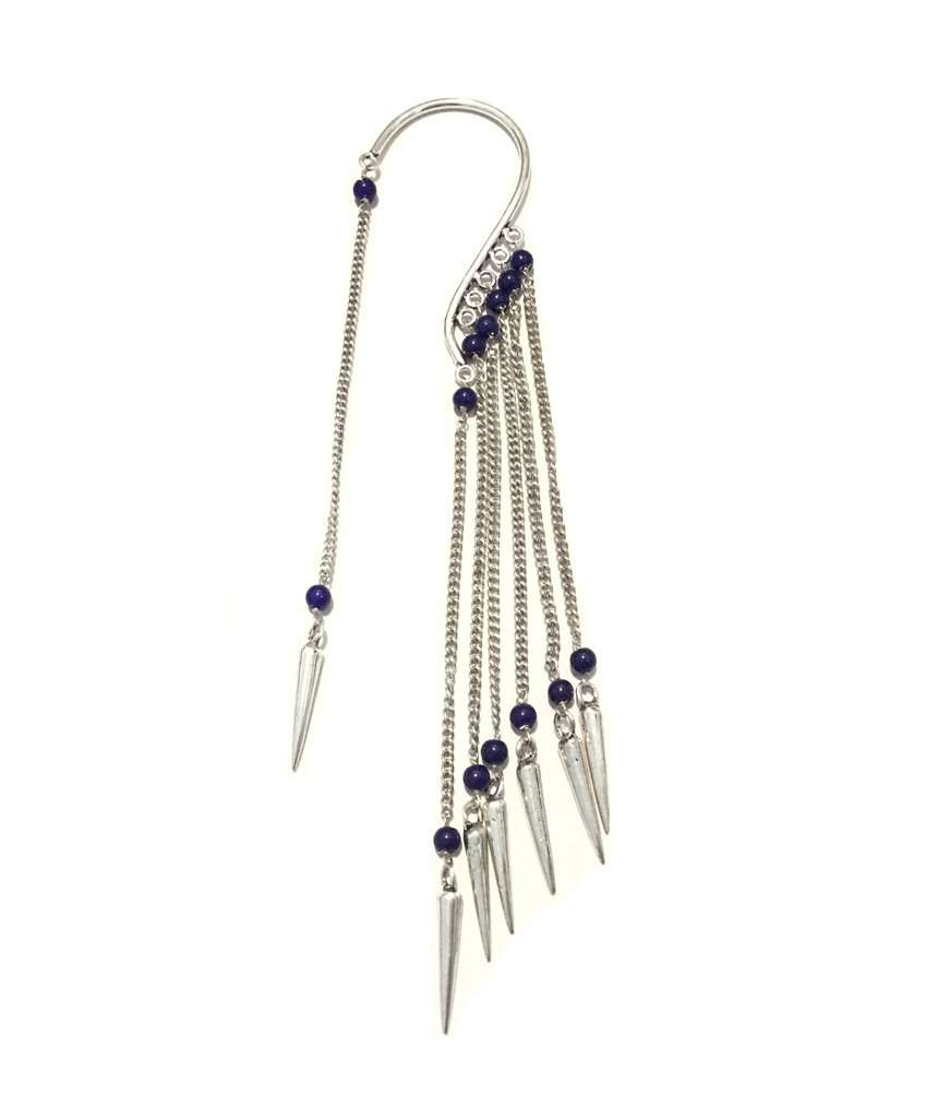 Boho Earcuff with Beads Spikes