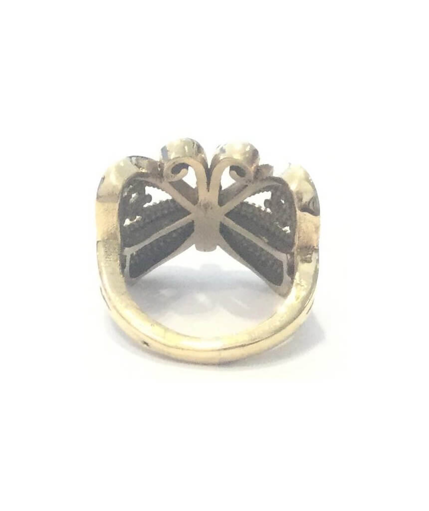 Gold Butterfly Ring