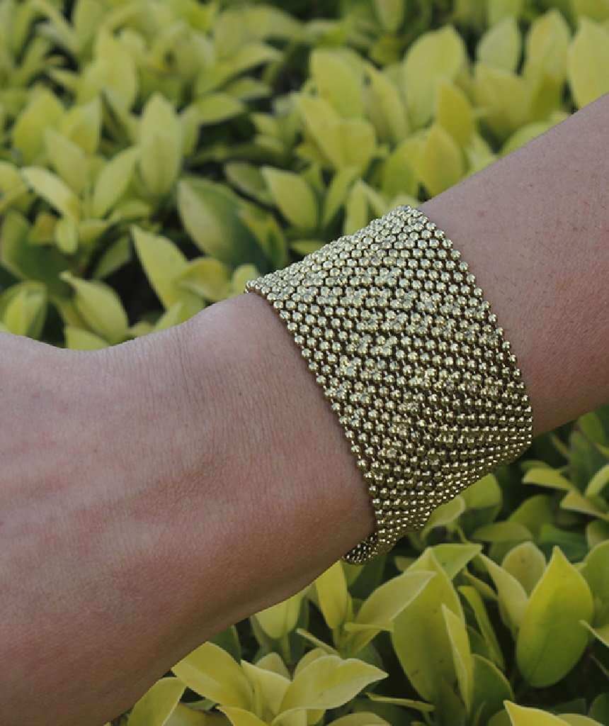 Gold Chainmail Bracelet
