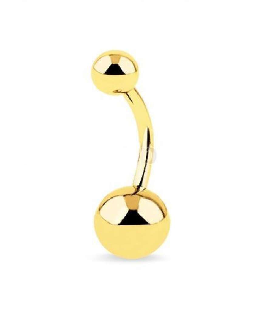 Gold Classic Belly Ring Body Jewellery