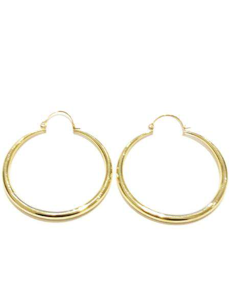 Gold Egyptian Hoop Earrings