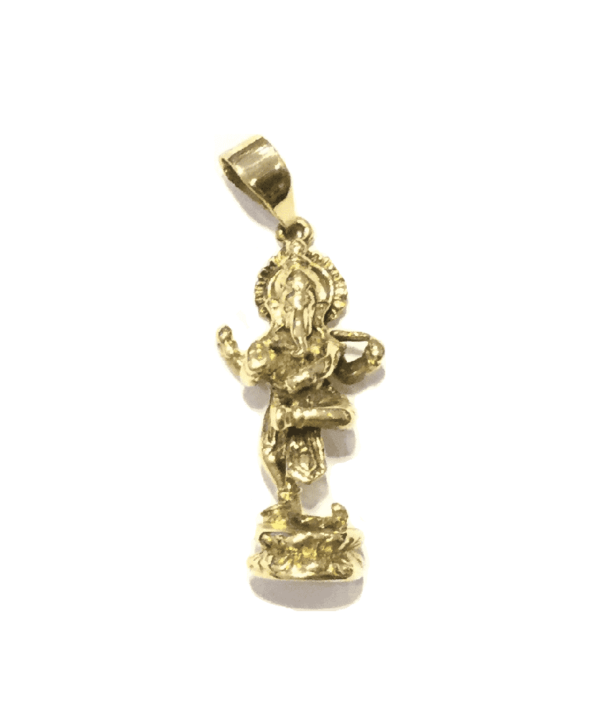 Gold Ganesha Pendant