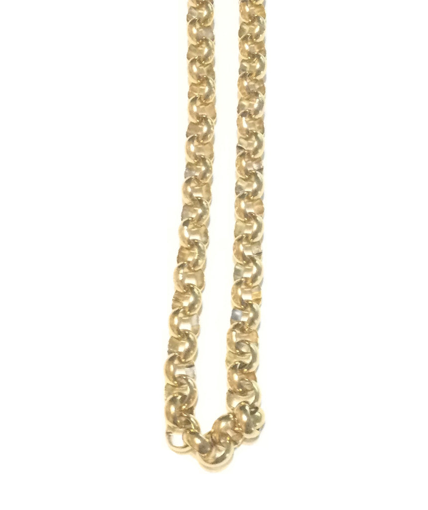 Gold Intertwined Chain Necklace