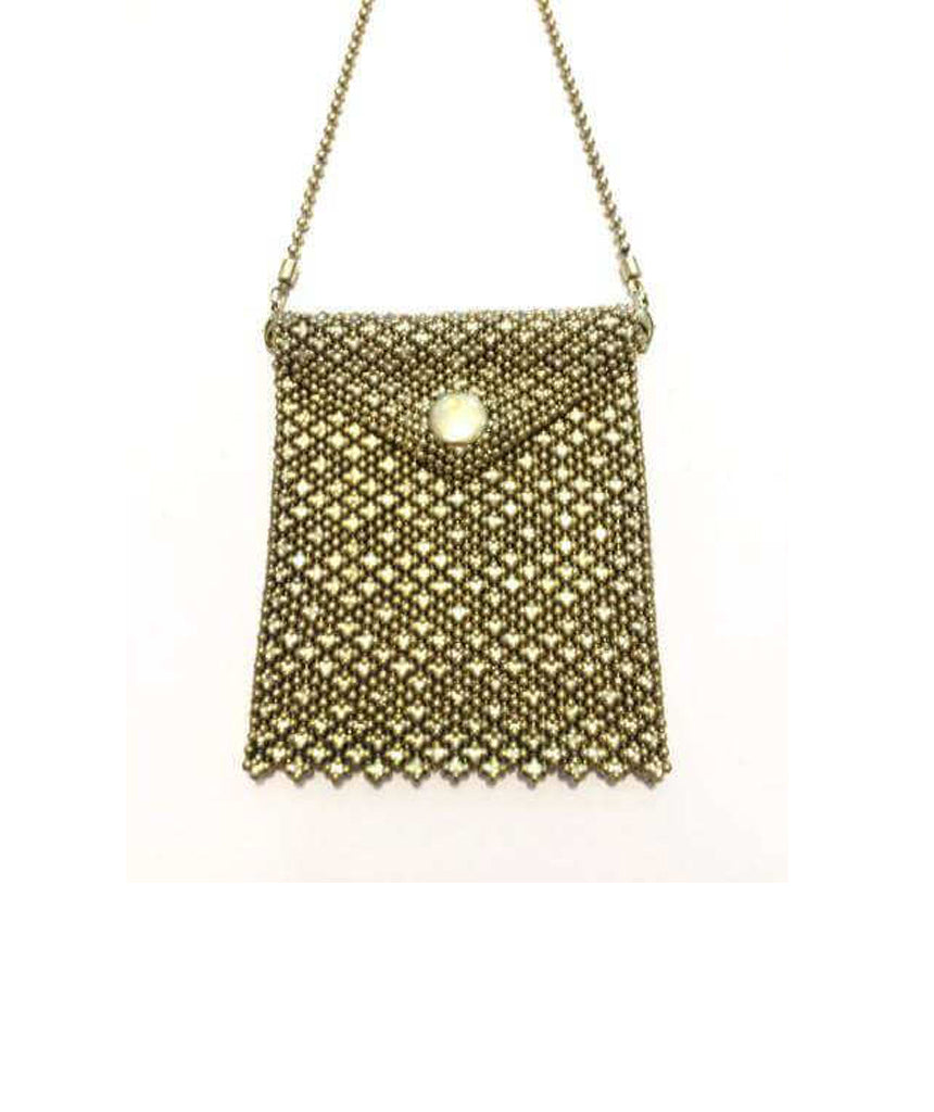 Gold Chainmail Bag