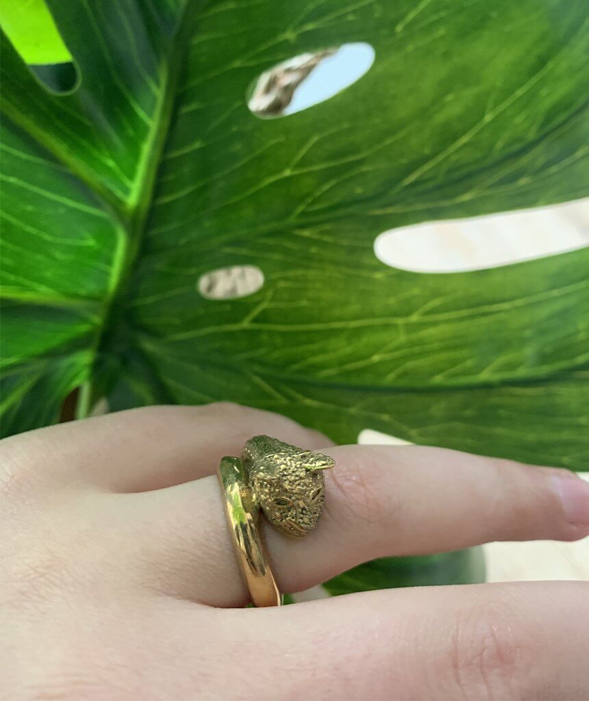 Gold Leopard Ring