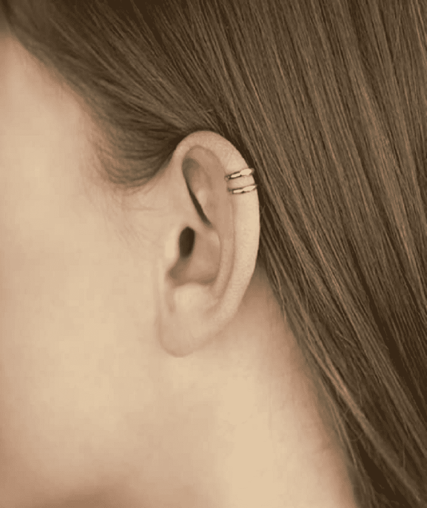 Gold Lined Classic Earcuff