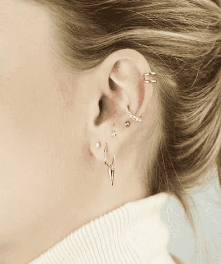 Gold Lined Classic Earcuff
